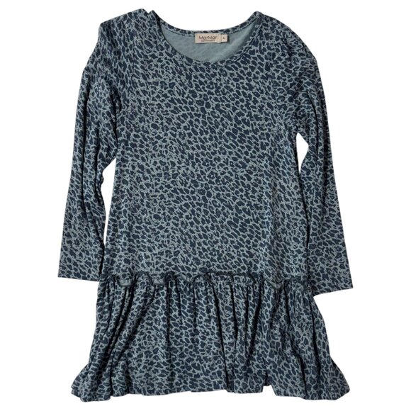 MARMAR COPENHAGEN - JERSEY DRESS - GREY BLUE - 93% VISCOSE - NEW NO TAG - Picture 1 of 5